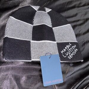 Louis Vuitton Blue Tag with Red Lettering